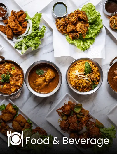Food and Beverage website by webinpocket